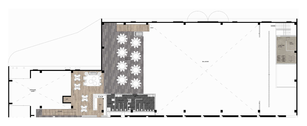 Michaelangelo Event Space Floorplan