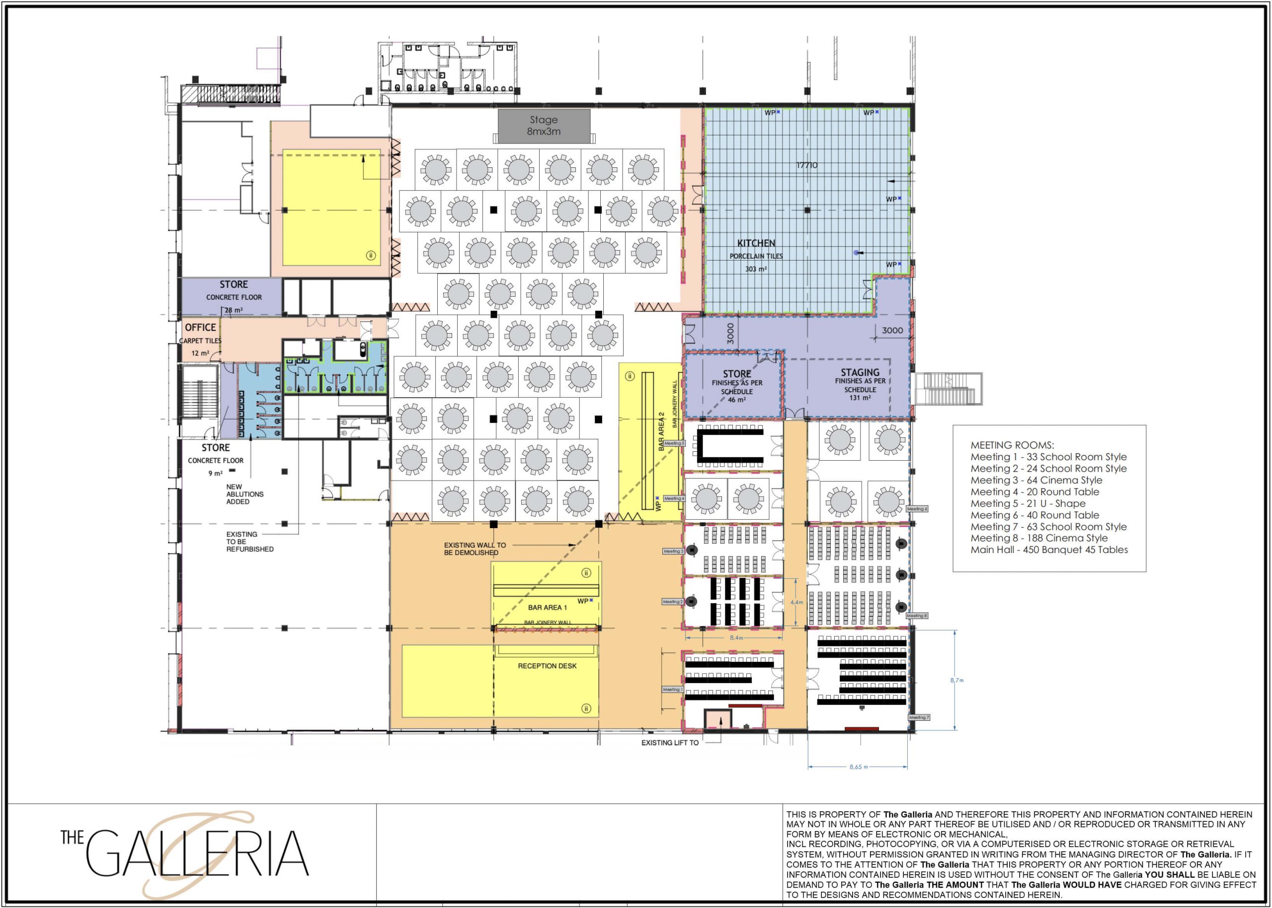 The Galleria - Expo Centre Room Different Styles